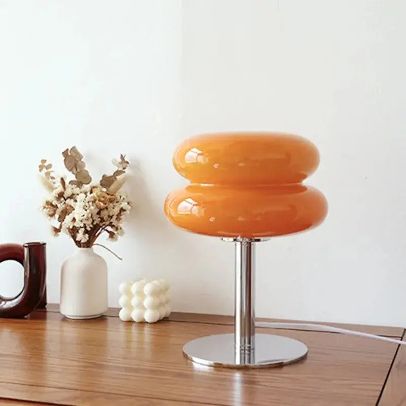 Lampe de Chevet en Verre Style Bauhaus