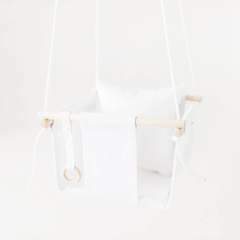 Balançoire Bébé Intérieur Blanc