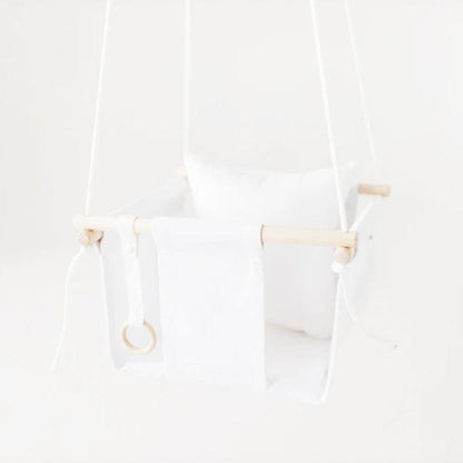 Balançoire Bébé Intérieur Blanc