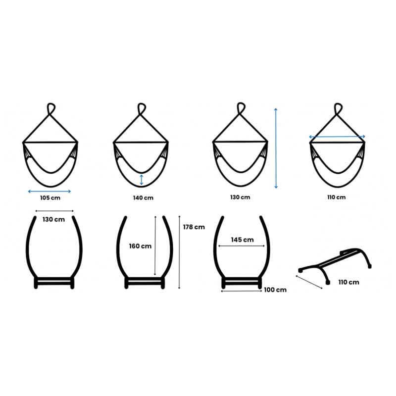 Chaise Hamac sur Pied | Lounge