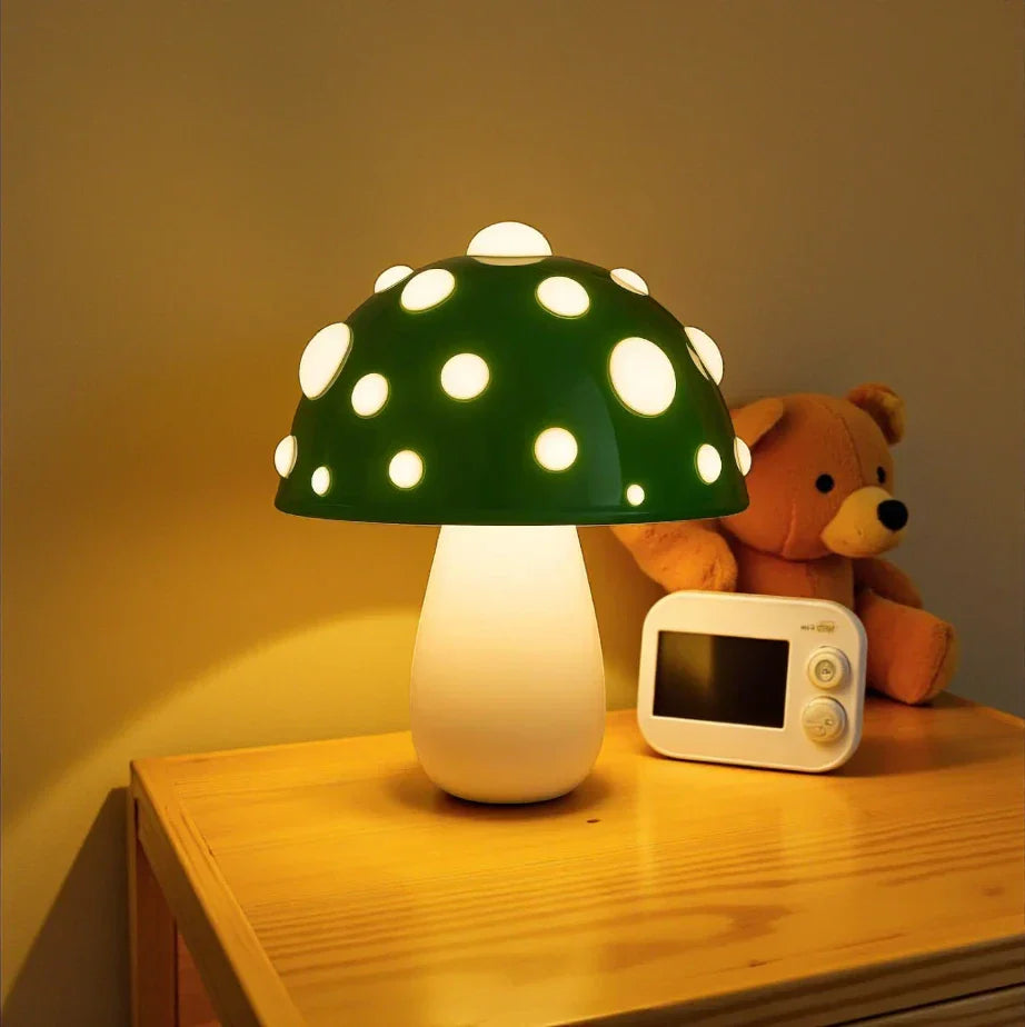 Lampe De Chevet Champignon Vert
