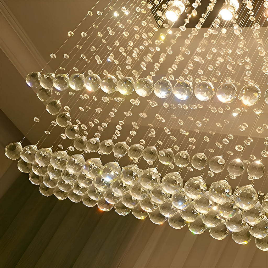Lustre Rectangulaire Cristal Salle à Manger II