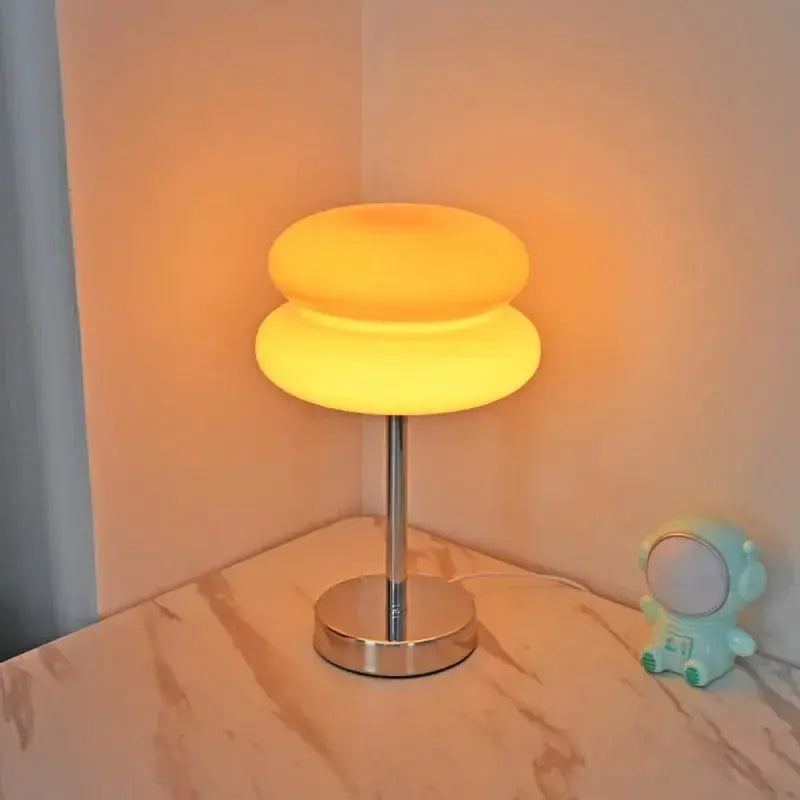 Lampe de Chevet en Verre Style Bauhaus