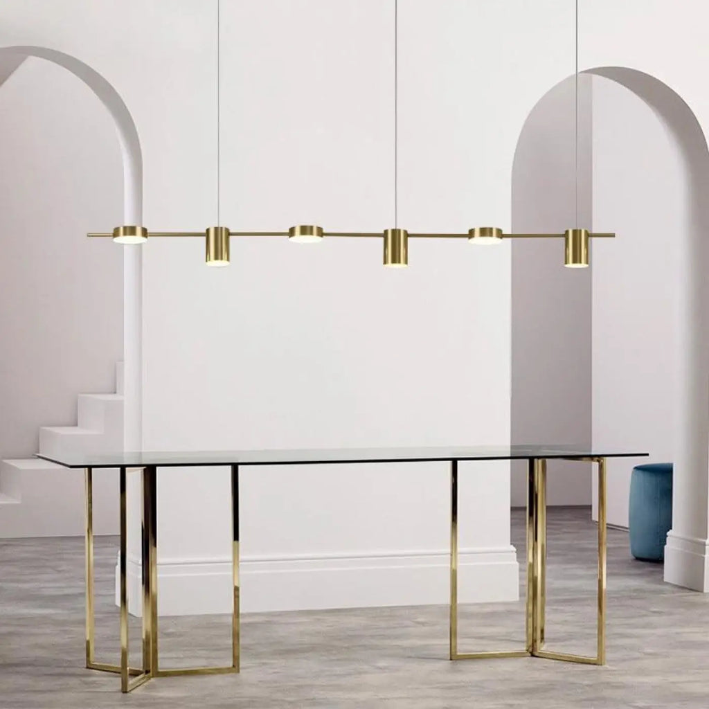 Lampe Suspendue Métal Brillant pour Cuisine
