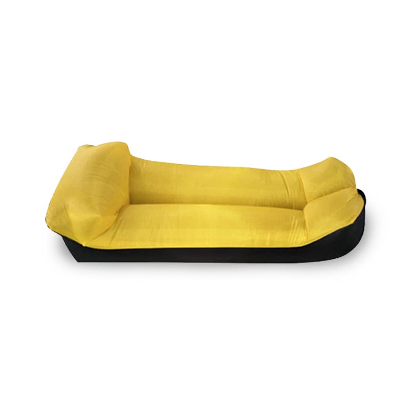 Hamac Gonflable en Toile de Parachute Jaune