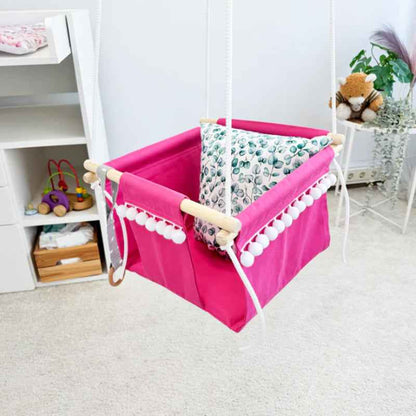 Hamac pour Bébé avec Support en Bois | Eucalyptus