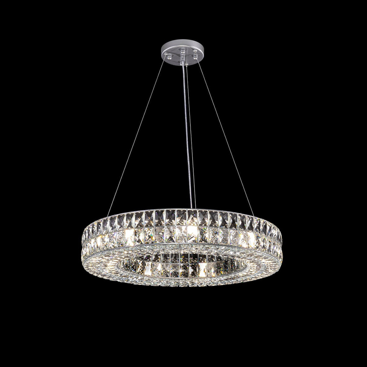 Lustre Anneau Cristal Salle à Manger