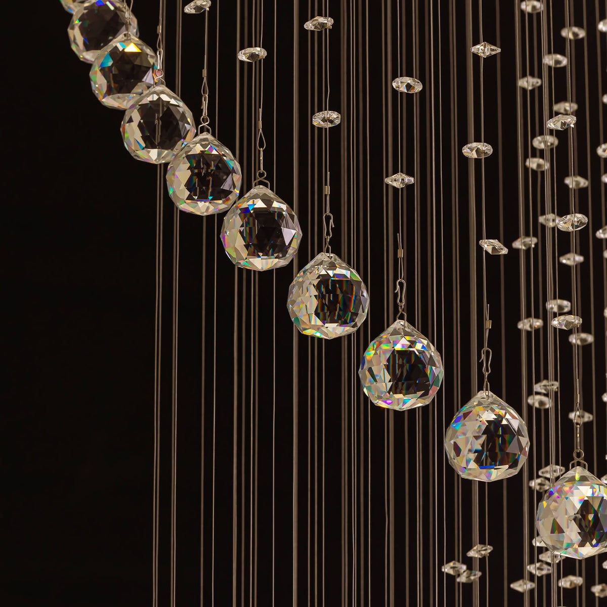 Lustre Spirale Cristal Salon