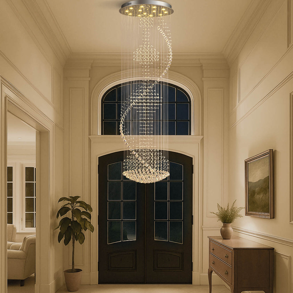 Lustre Spirale Cristal Salon