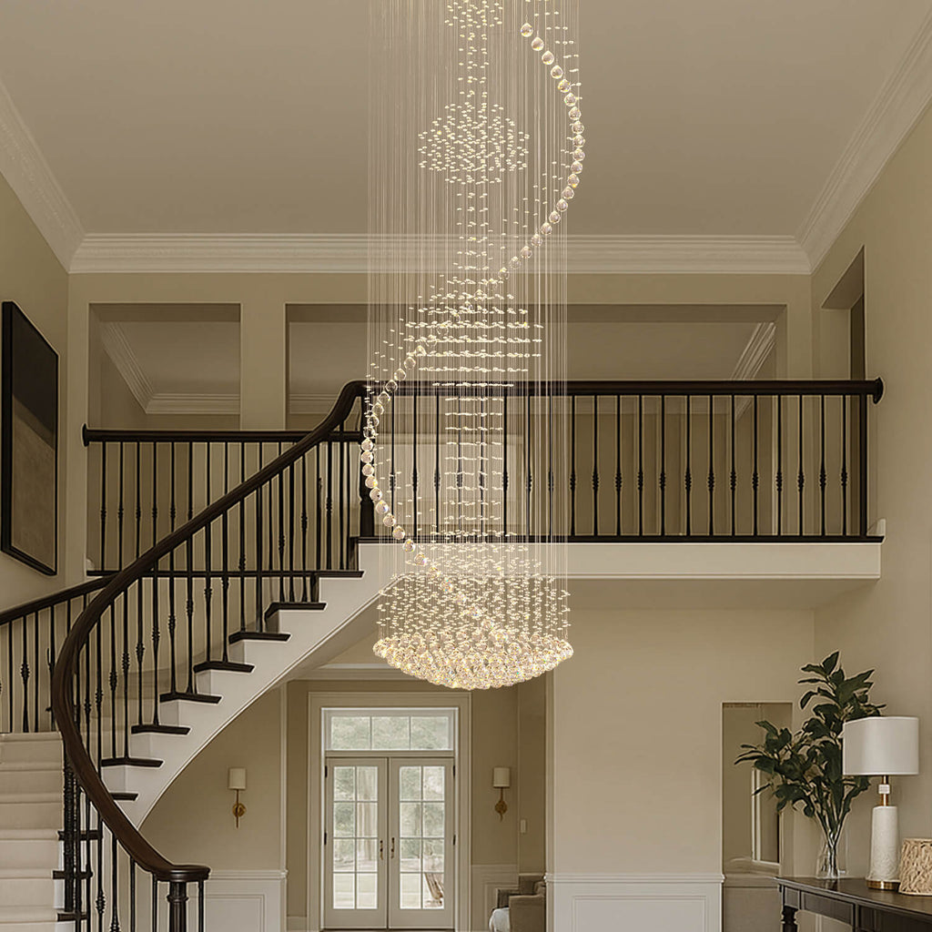 Lustre Spirale Cristal Salon