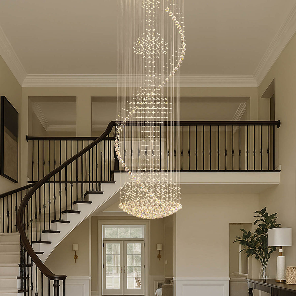 Lustre Spirale Cristal Salon