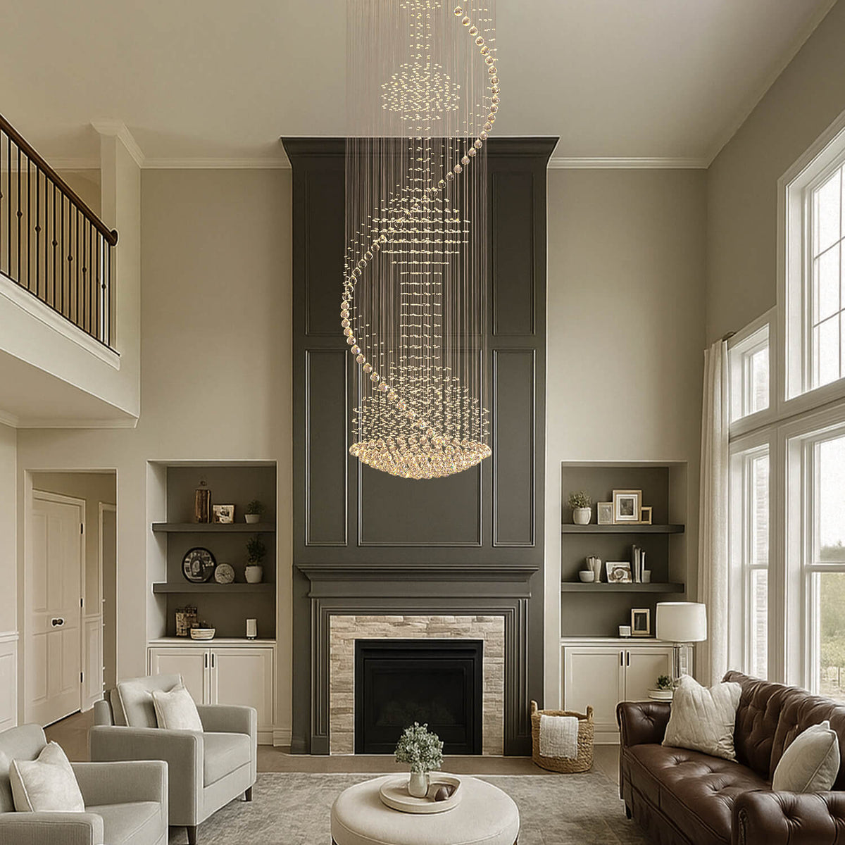 Lustre Spirale Cristal Salon