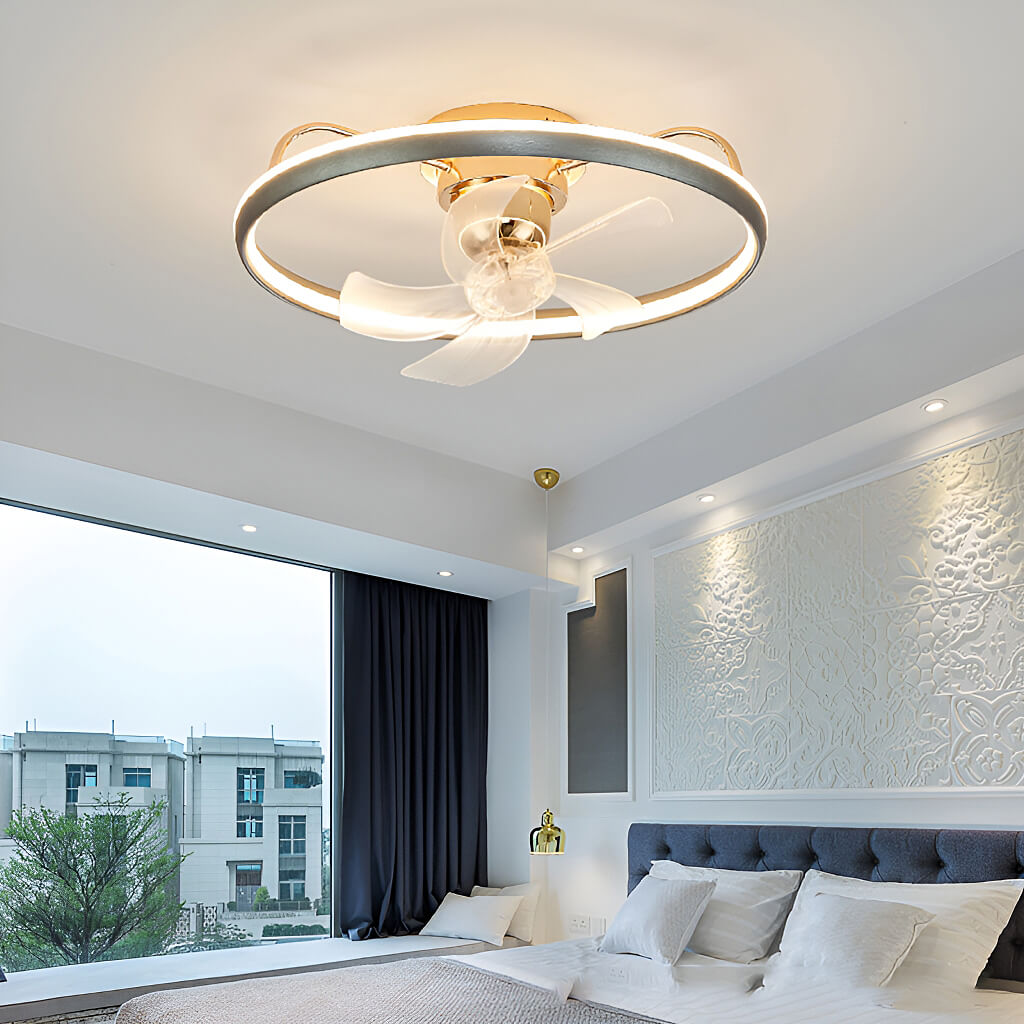 Ventilateur de Plafond Rond Moderne