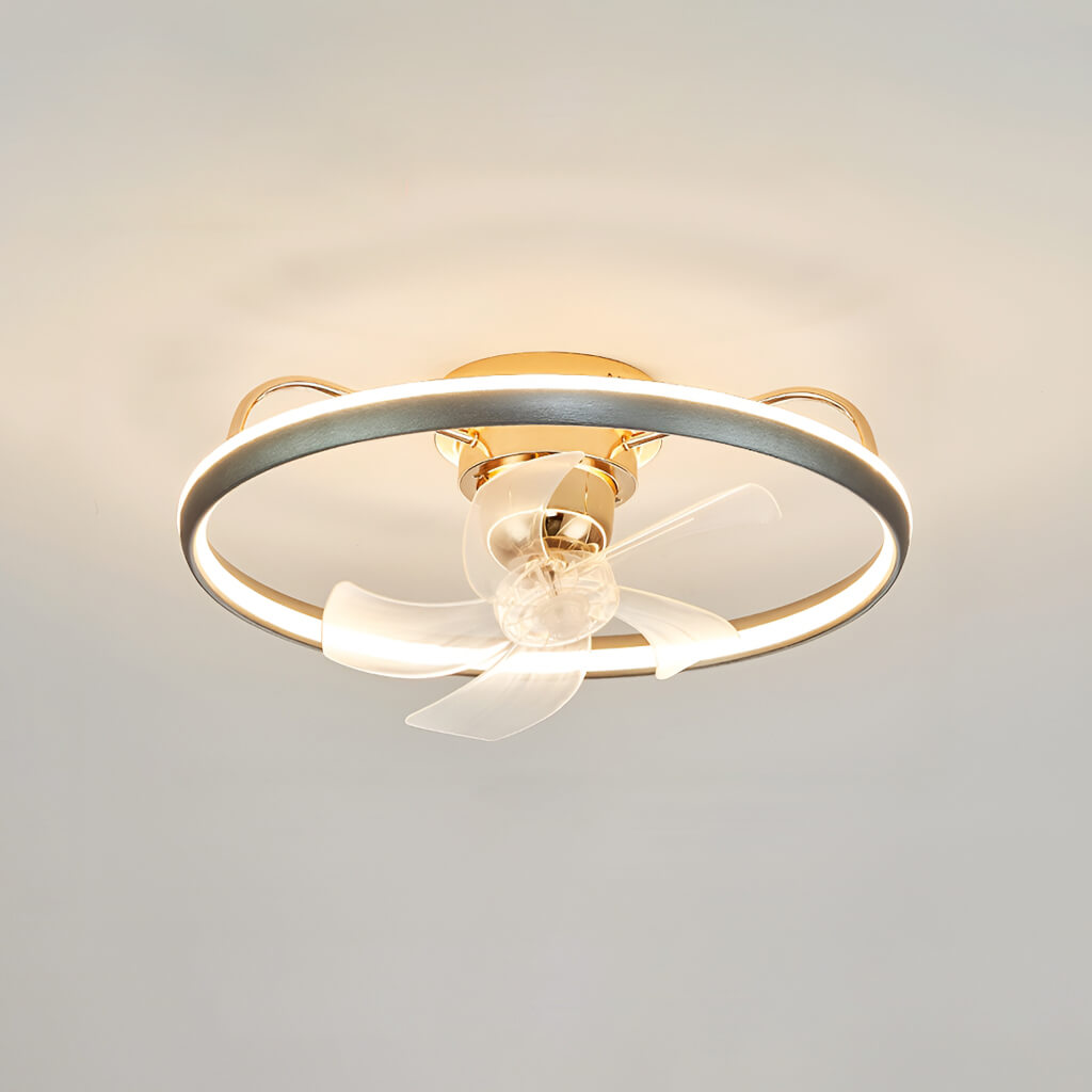 Ventilateur de Plafond Rond Moderne