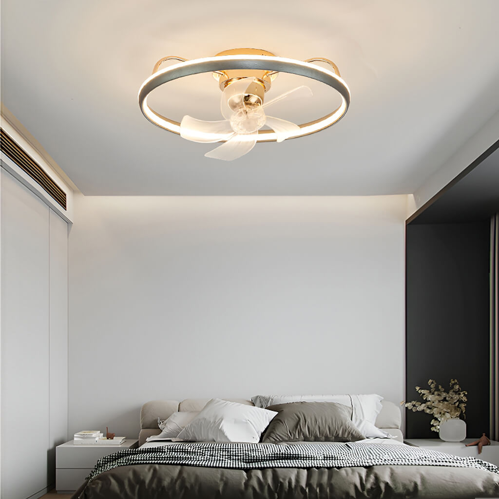 Ventilateur de Plafond Rond Moderne