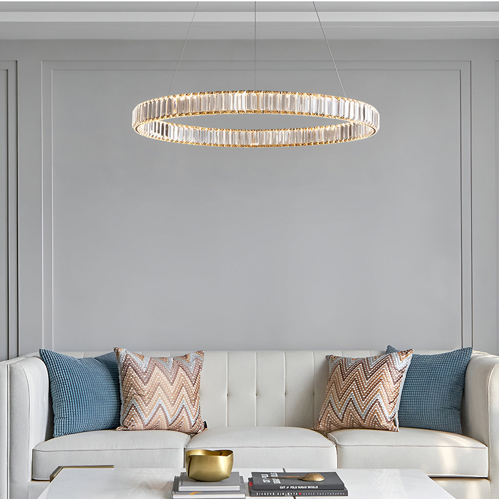 Lustre Rond Cristal Salle à Manger II