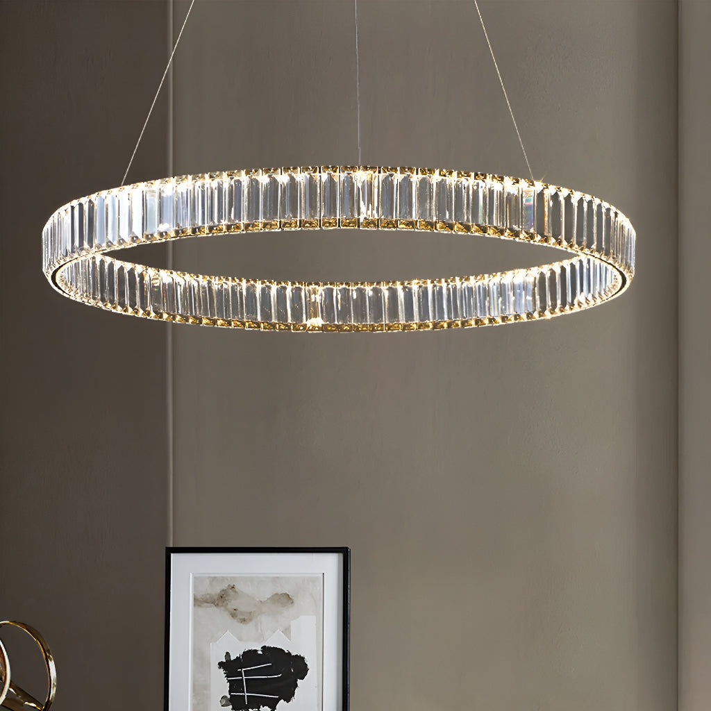 Lustre Rond Cristal Salle à Manger II