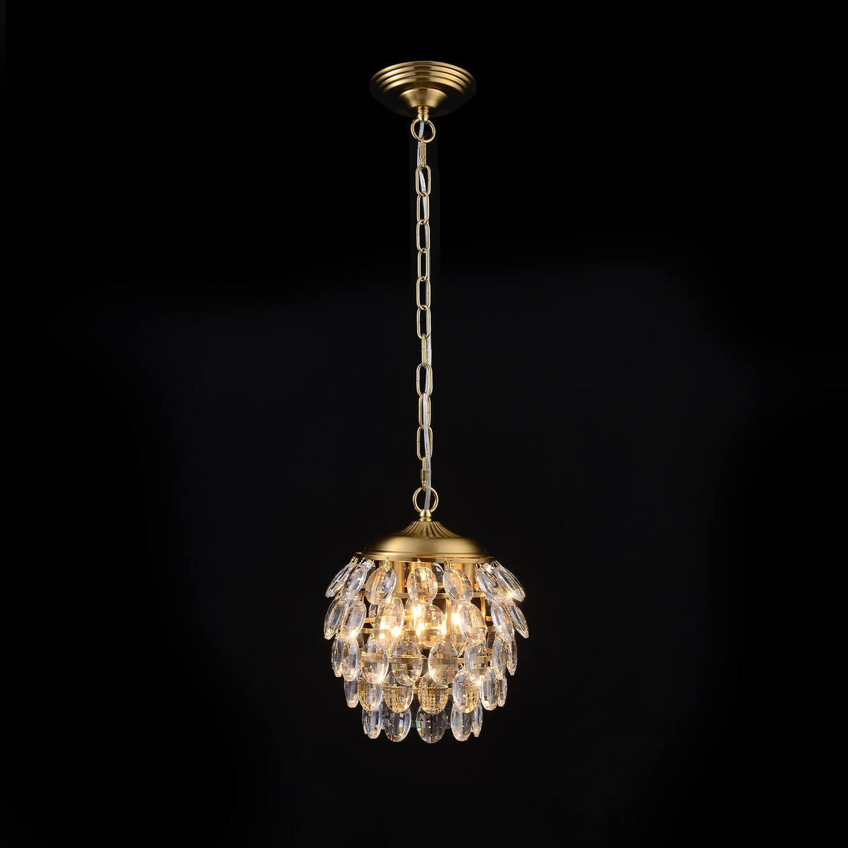 Lustre Pomme de pin Cristal Salle à Manger
