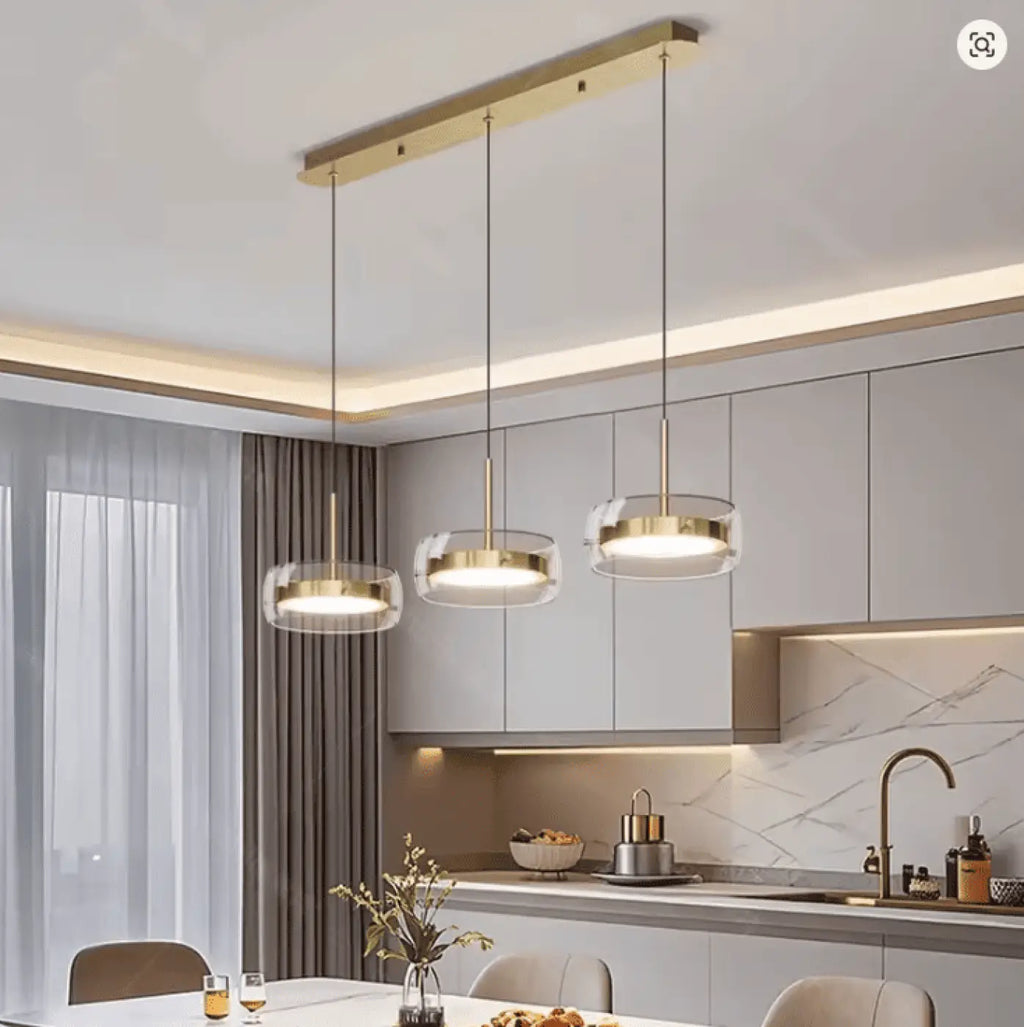 Lampe Suspendue Atelier en Métal pour Cuisine