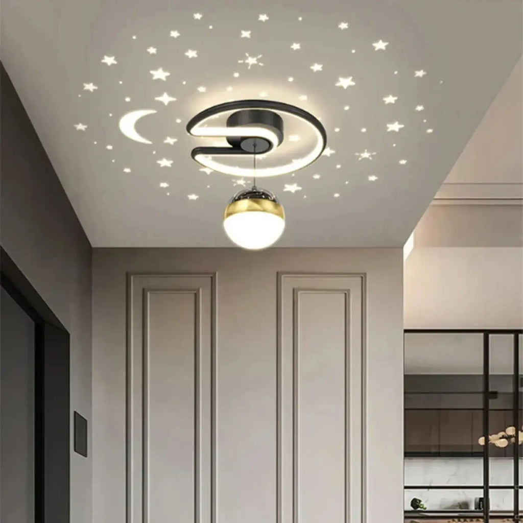 Plafonnier Globe Bicolore Design pour Chambre