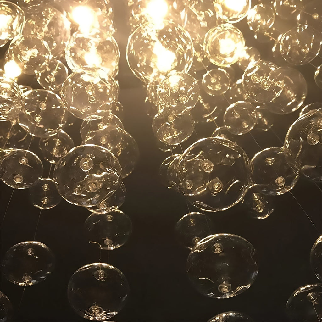 Lustre Rectangulaire Cristal Salle à Manger 8 Lumières