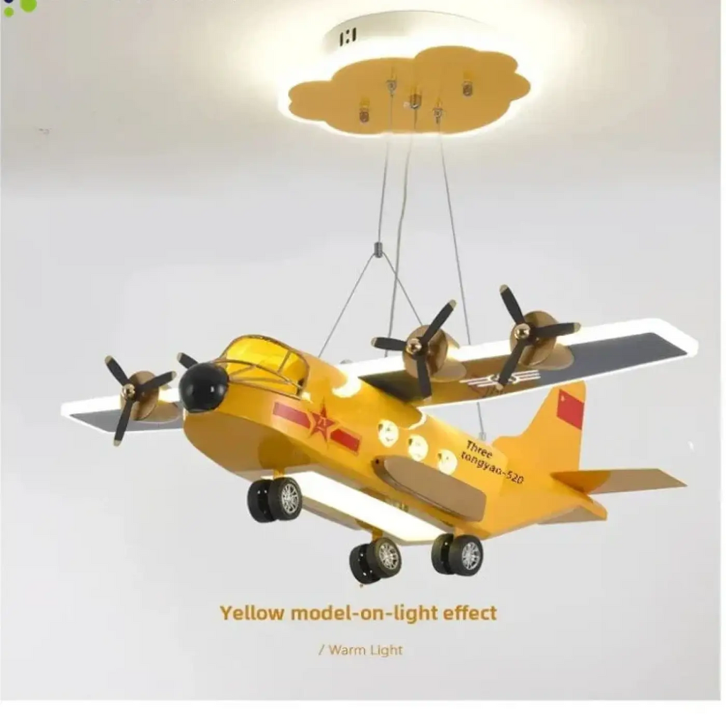 Lampe Suspendue Avion LED pour Chambre Enfant
