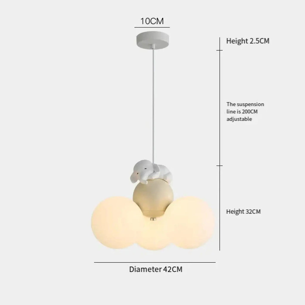 Lampe Suspendue Nuage Décorative pour Enfant