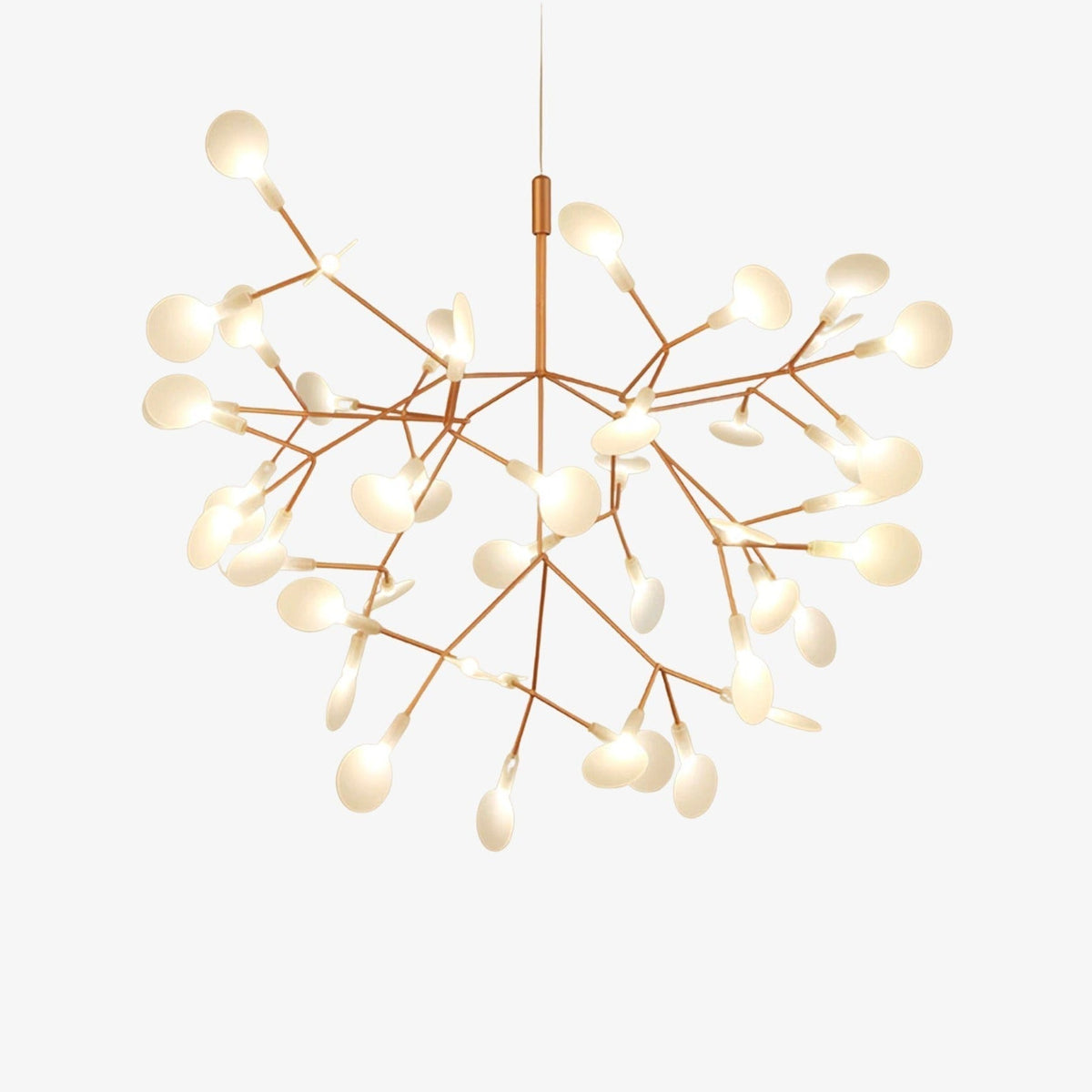 Suspension LED Design Arbre Moderne Cuivré ou Noir