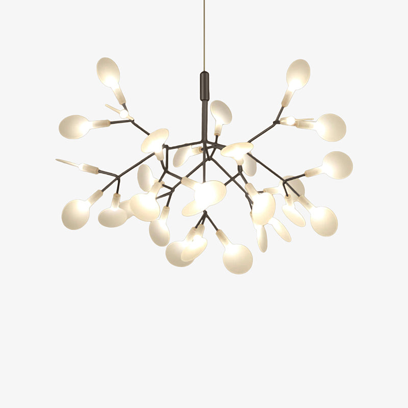 Suspension LED Design Arbre Moderne Cuivré ou Noir
