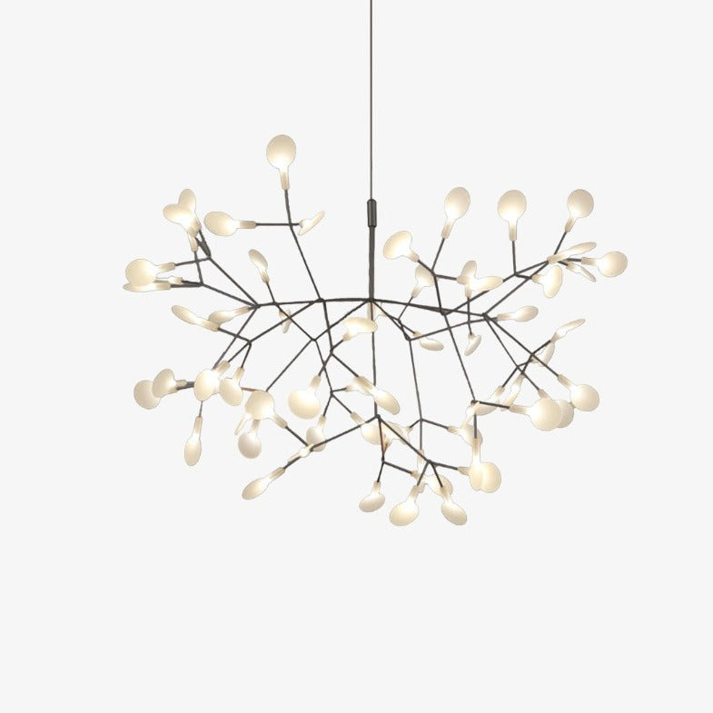 Suspension LED Design Arbre Moderne Cuivré ou Noir
