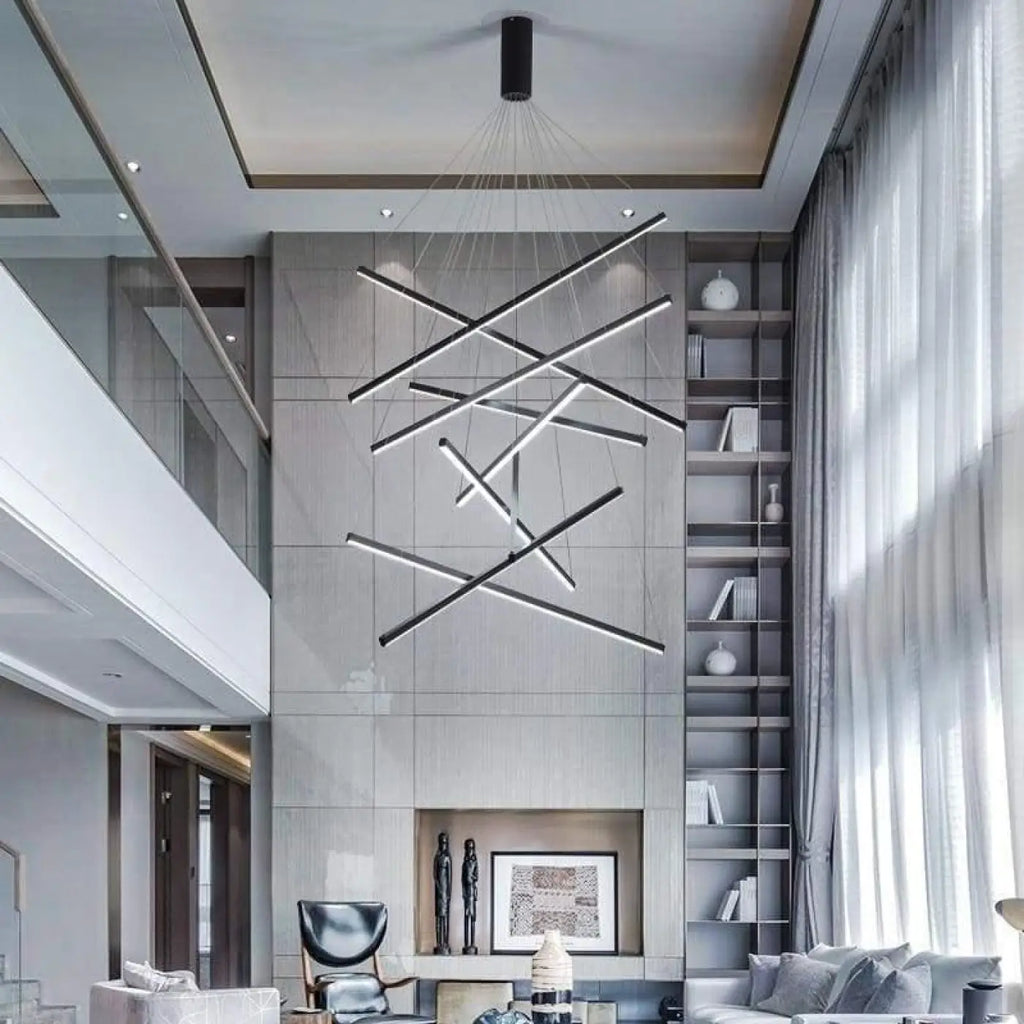 Suspension Escalier XXL pour Haut Plafond