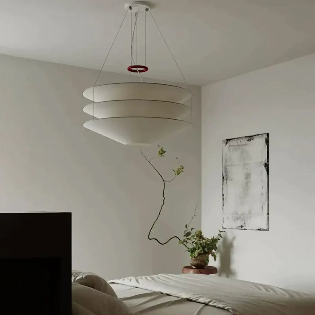 Lampe Suspendue avec Étagères Flottantes