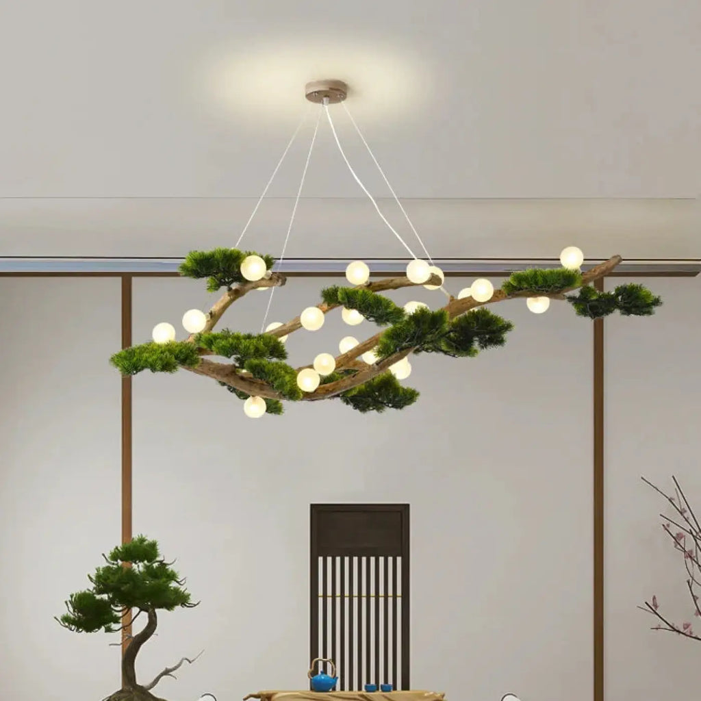 Lampe Suspendue Bonsaï Lumineux pour Salon