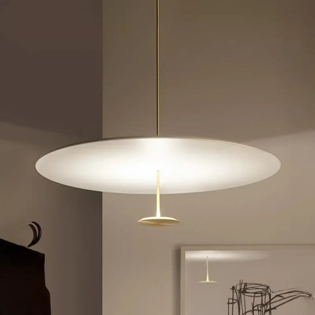 Lampe Suspendue Cercle Flottant LED pour Salon