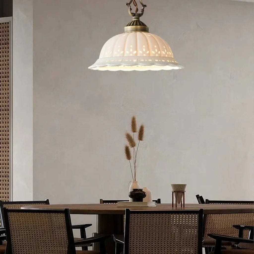 Suspension Verre Antique Style Vintage