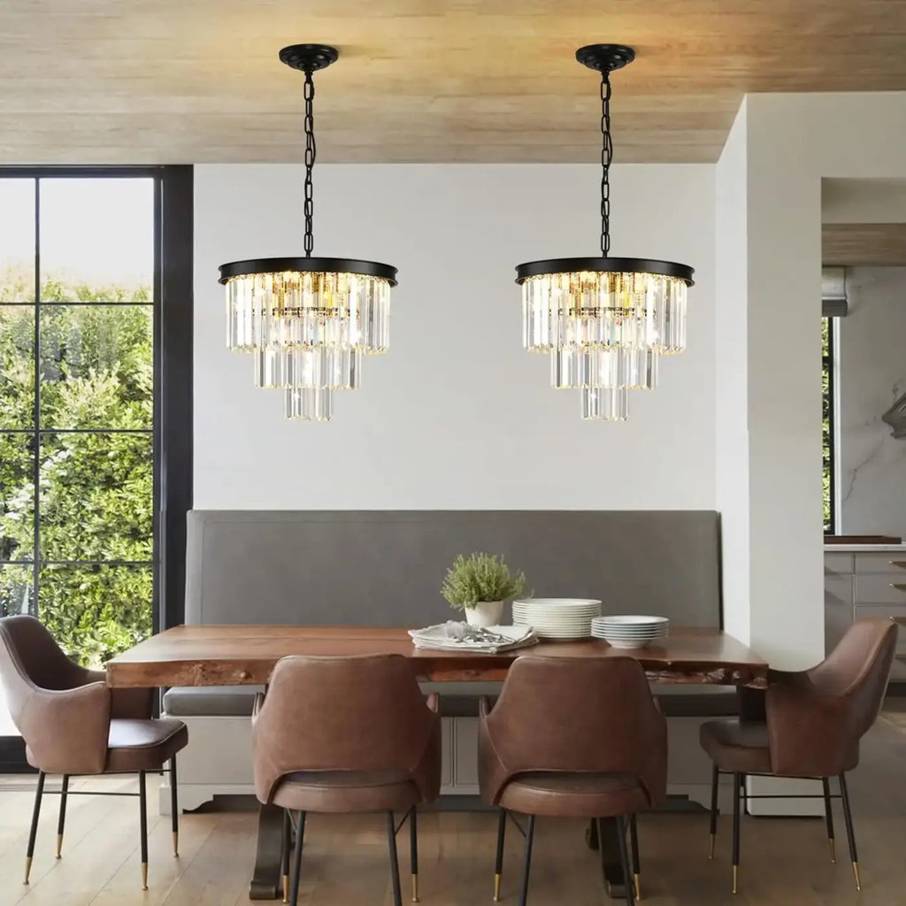 Suspension LED Linéaire Verticale Minimaliste pour Îlot de Cuisine