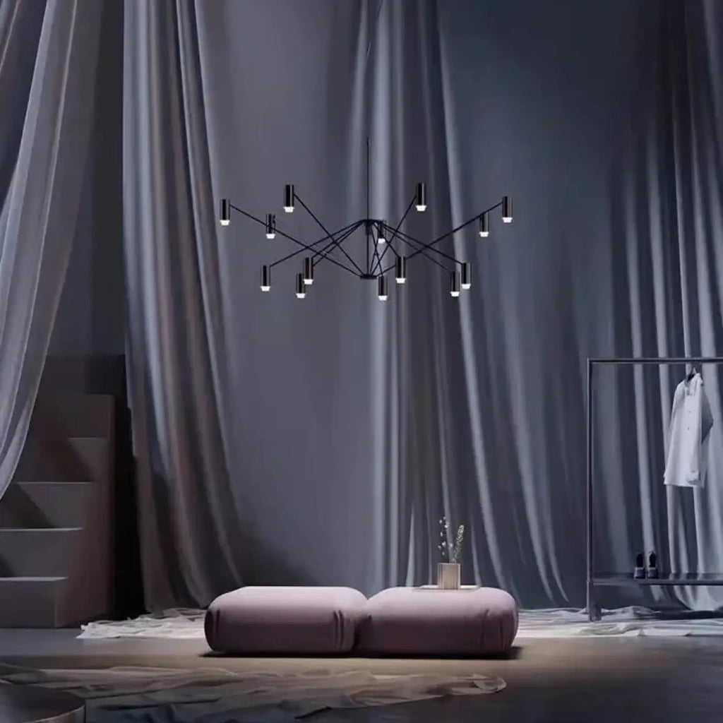Lampe Suspendue Multibras à Spots pour Salon