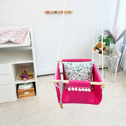 Hamac pour Bébé avec Support en Bois | Eucalyptus